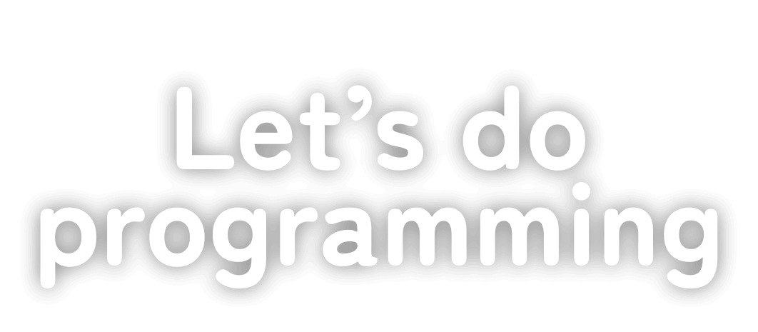 Let’s do programming